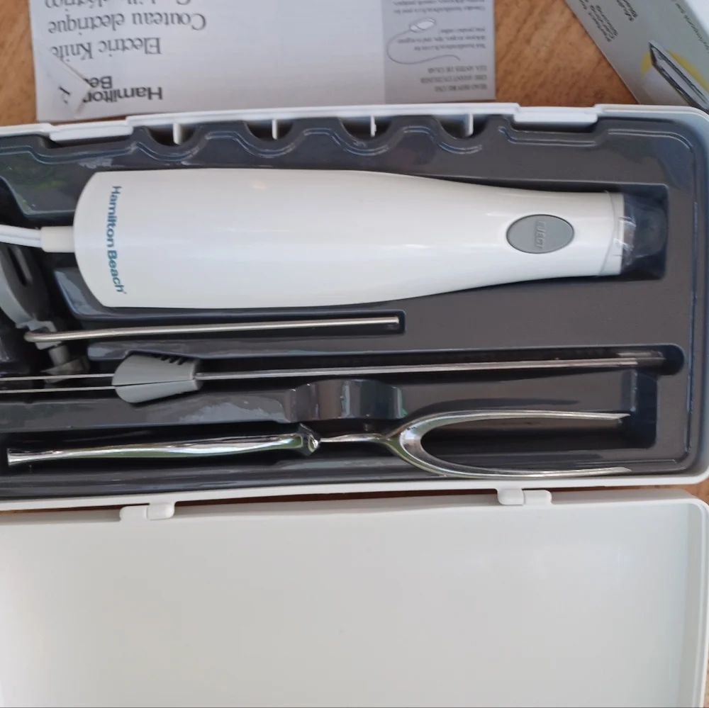 Electric knife Hamilton Beach  meat carving set